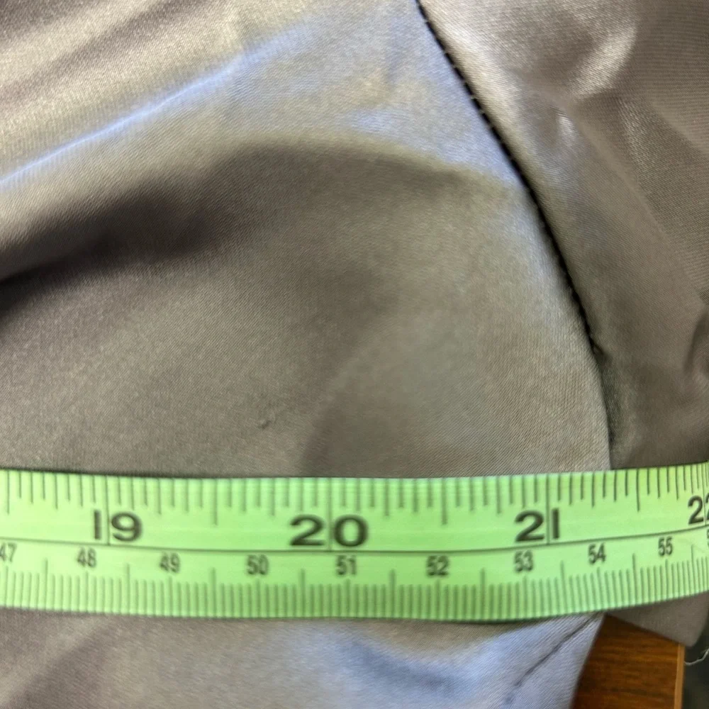 Zara Size‎ Large Gray Satin Effect Short Dress NWT